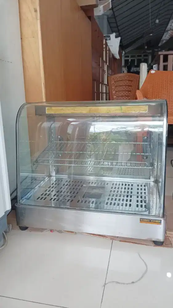 Showcase warmer bahan stainless