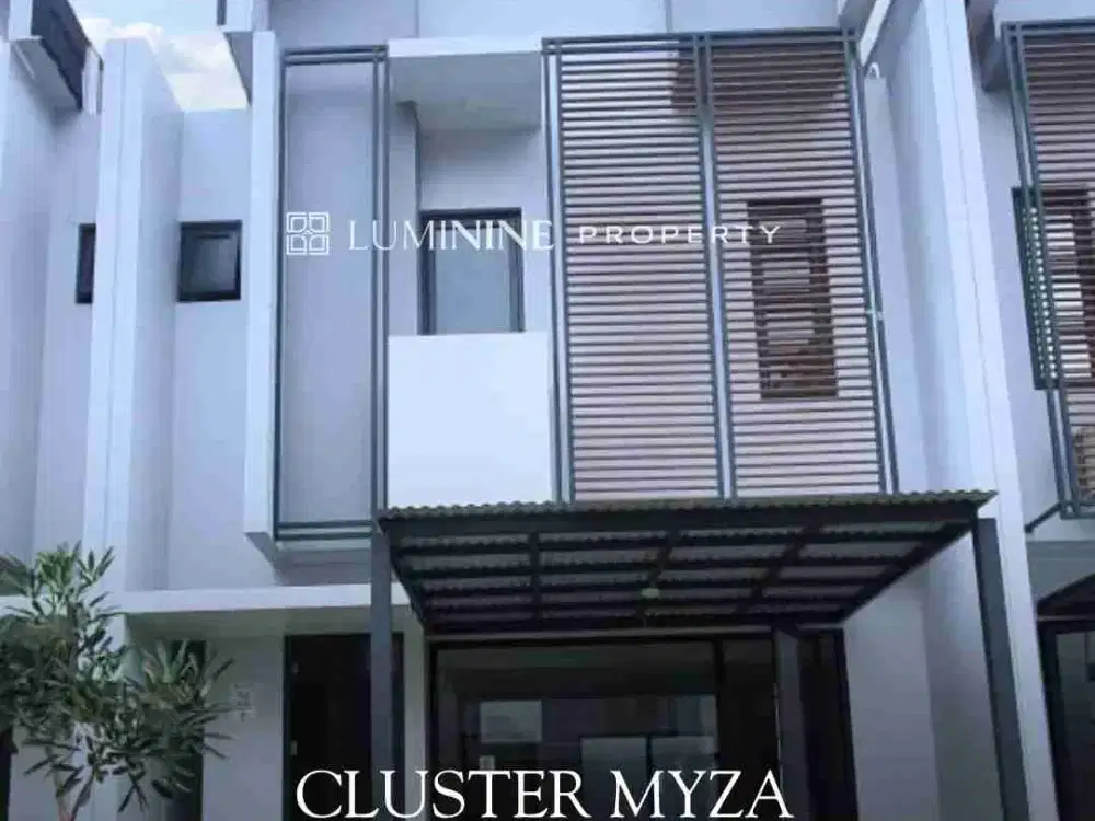 DIJUAL! RUMAH MODERN DI CLUSTER MYZA, BSD CITY, JANGAN TERLEWATKAN!