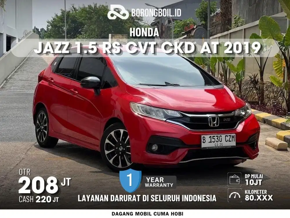 JAZZ RS CVT CKD 2019 SIAP PAKAI