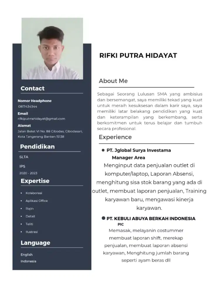 Cari Loker jangan pabrik/sales/marketing/hostlive
