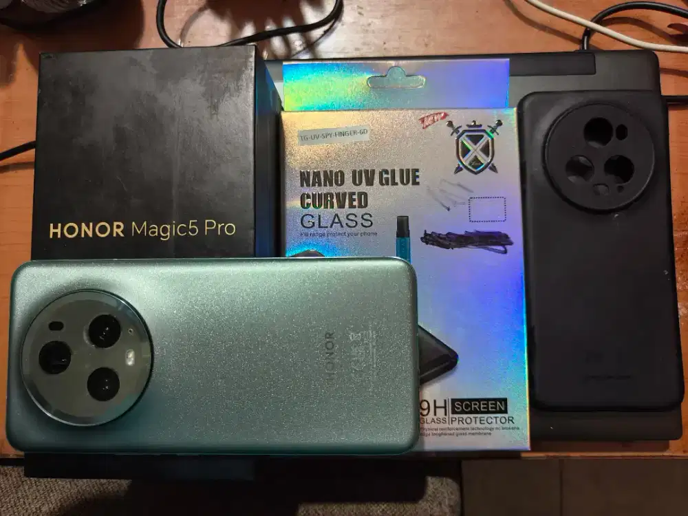 Honor Magic 5 Pro 12/512 Green Mulus Normal Imei Cukai Fullset + Bonus