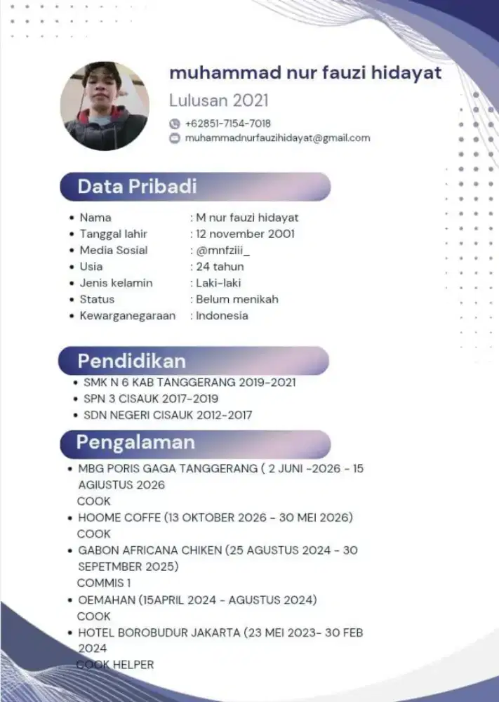mencari pekerjaan kitchen
