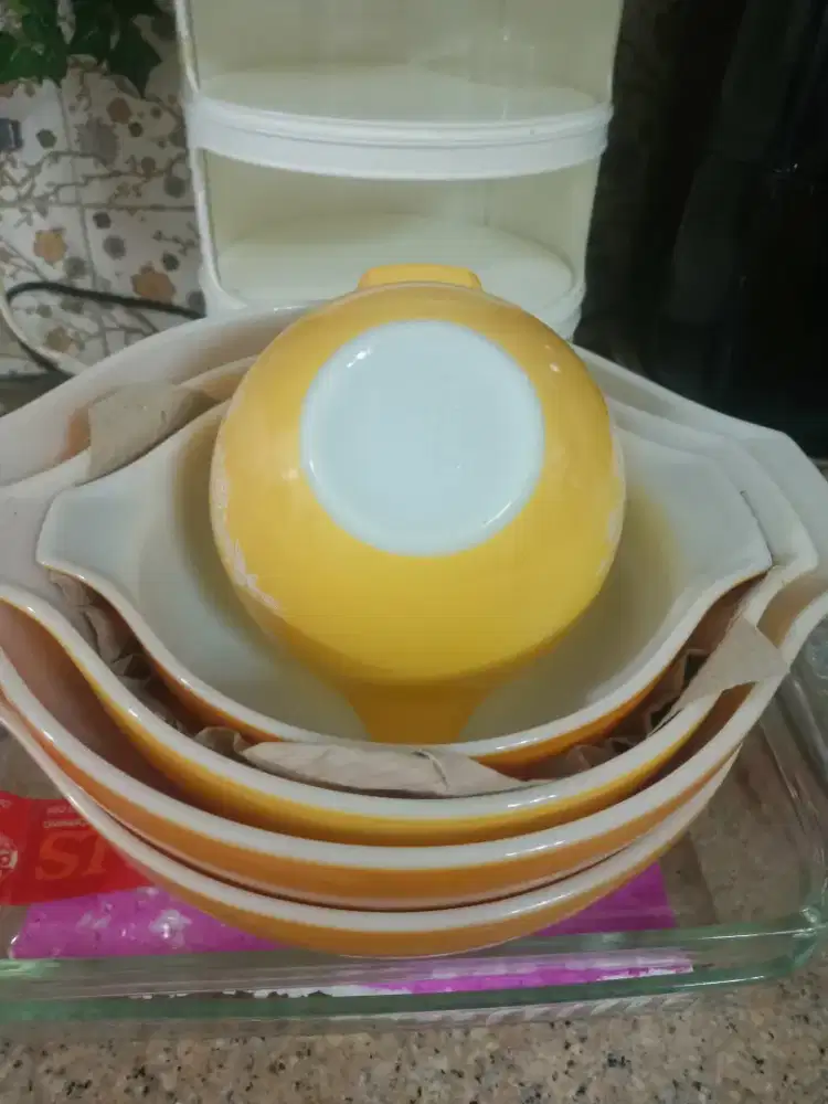 Mangkuk keramik 1 set isi 5