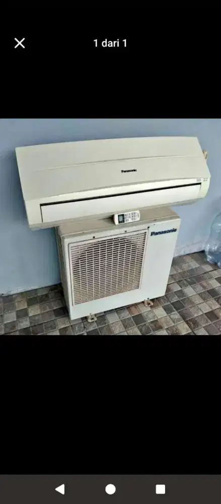 Jual ac panasonic  1 pk lowat 700 wat kondisi 95% ori semua