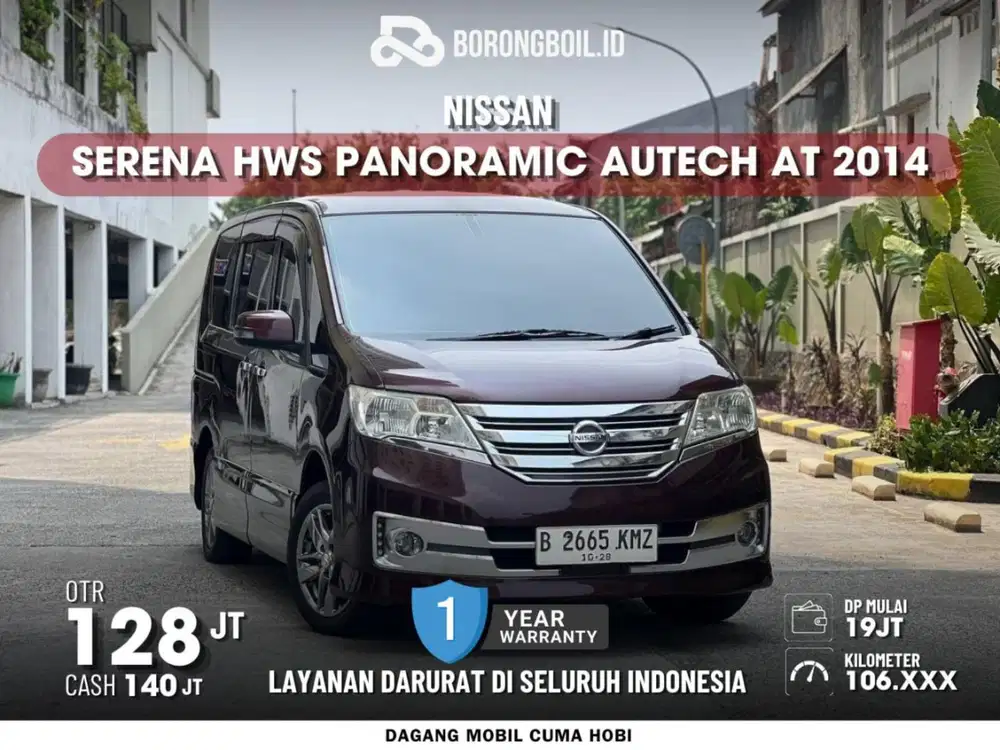 TERMURAH || NISSAN SERENA HWS PANORAMIC AUTECH AT 2014