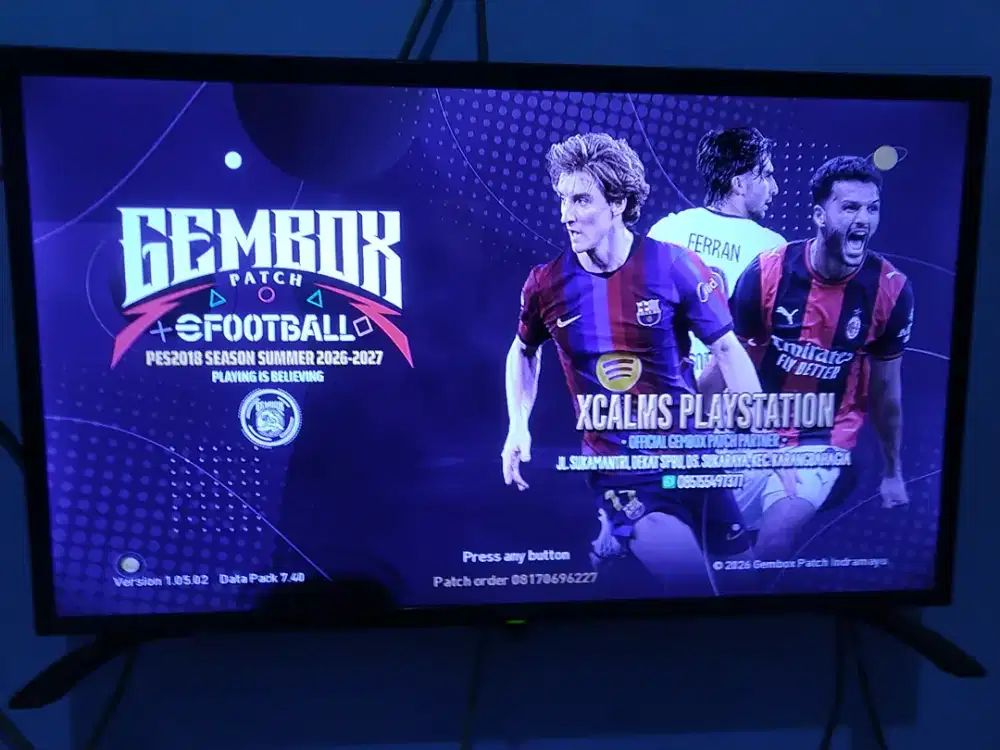 Tv Sharp 32inch LED belum android plus bracket Dan dus