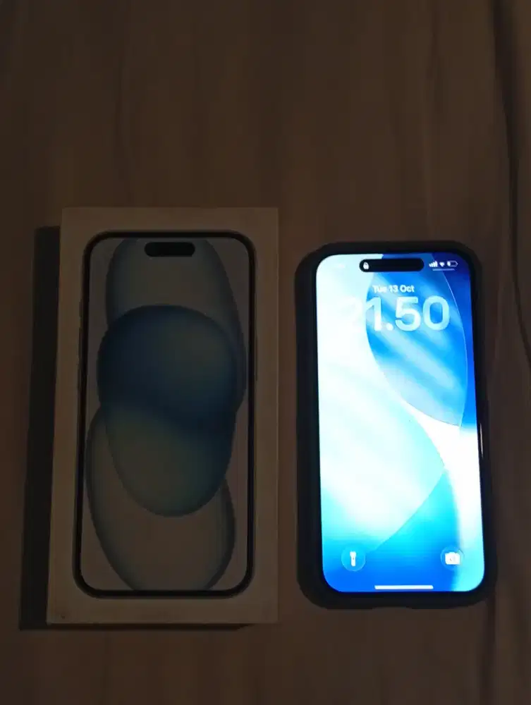 Iphone 15 /128 warna Blue Sky Baru