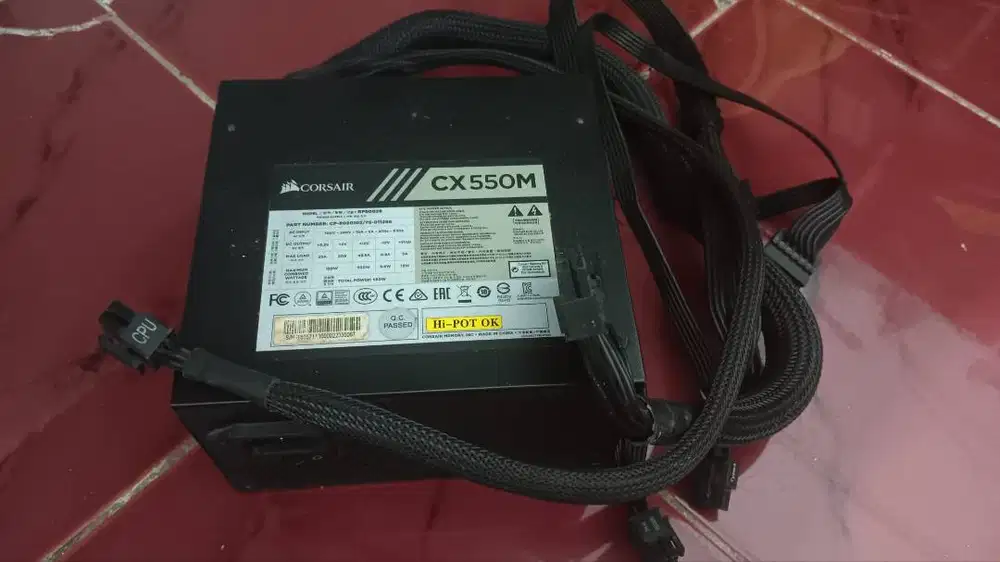 Jual PSU Corsair CX550 M 80 Bronze
