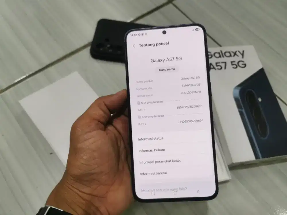 Samsung A57
Ram 8/256