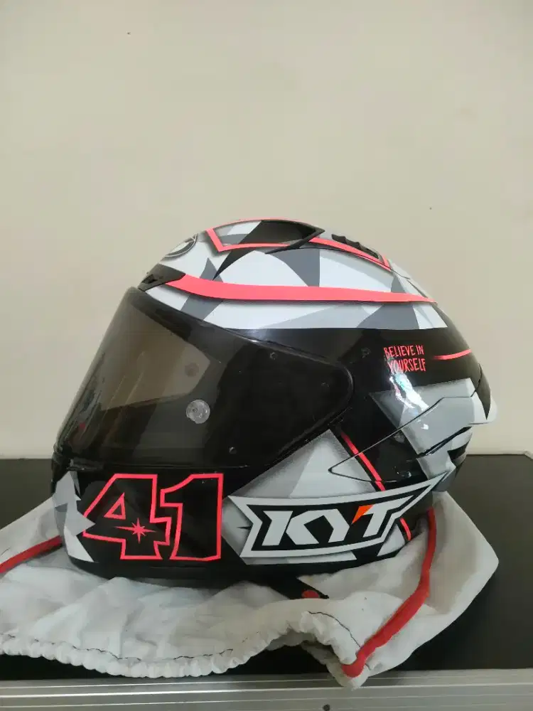 jual helm kyt nx race espargaro size M likenew