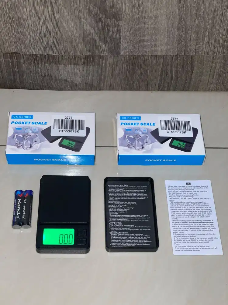 Timbangan Mini Digital 500gr 0.01gr Timbangan Emas Pocket Scale 500 Gr