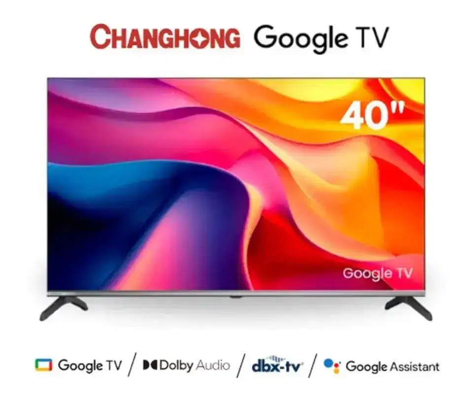 New Smart Digital Google TV CHANGHONG 40inchi+FREE BRACKET TV