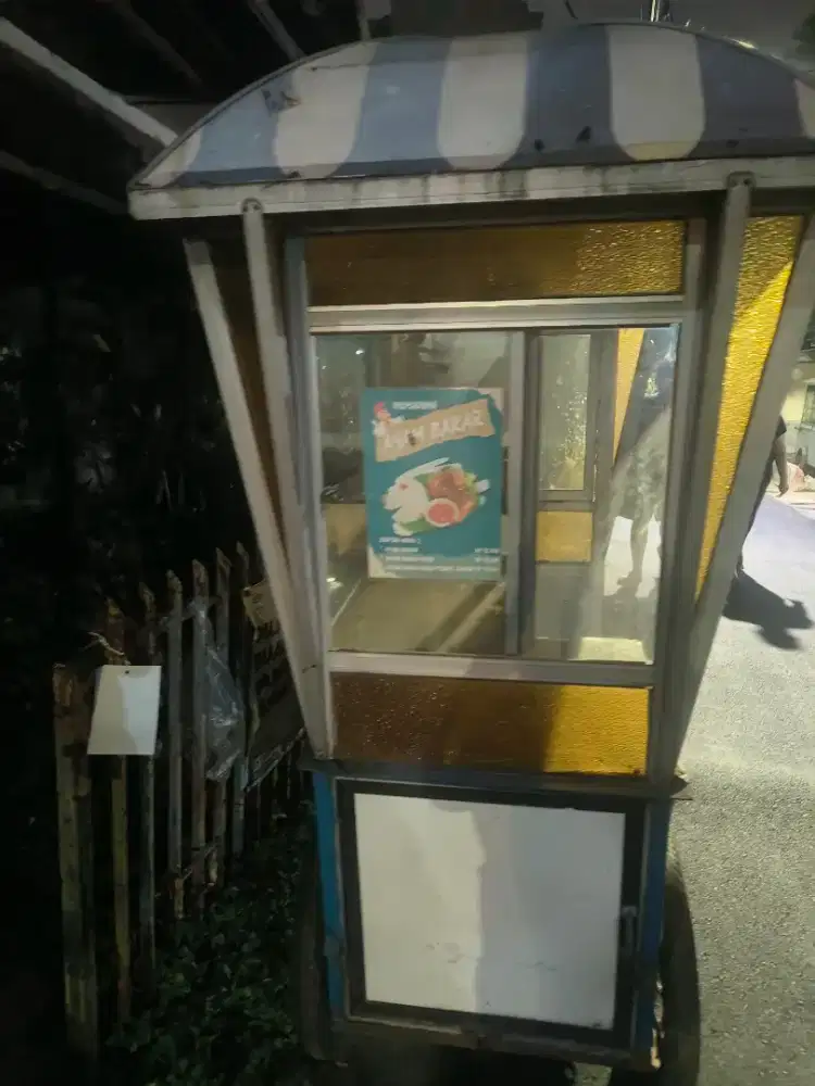 grobak stainles bisa jualan apa aja