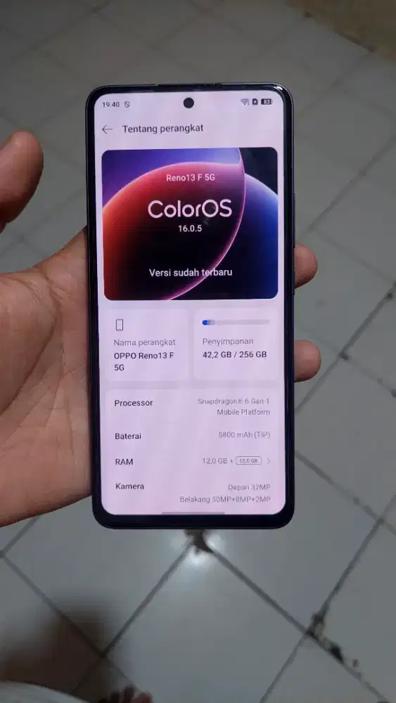 oppo reno 13f 5g 12/256