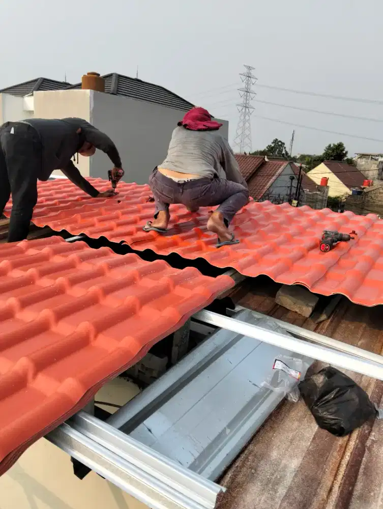 Tukang atap bocor ganti atap renopasi
