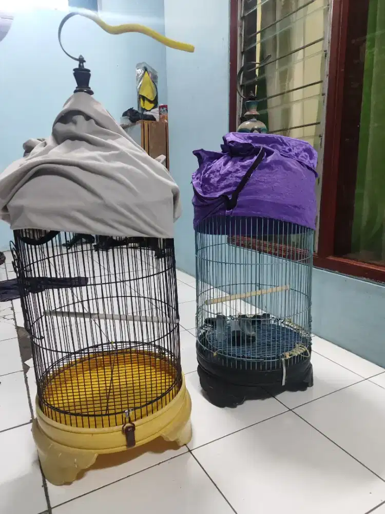Jual 2 kandang burung