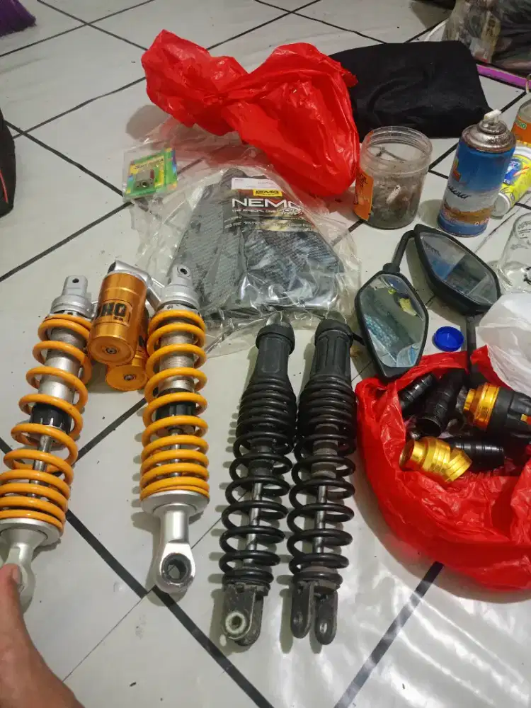 Shock Aeorx bekas + tambahan lainnya