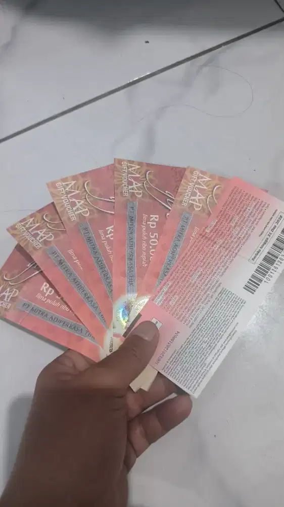 Voucher MAP 300k