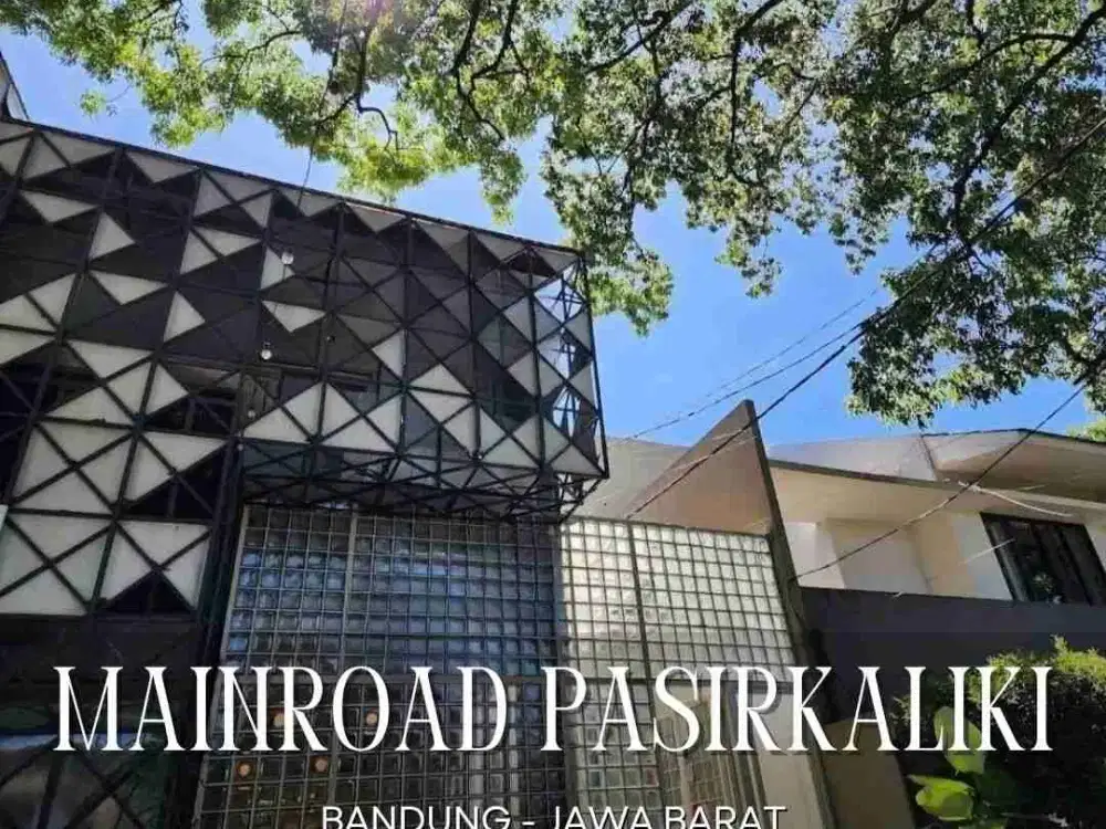 Dijual Tempat Usaha Plus Rumah di Zona Komersial di Jalan Utama Pasirkaliki Bandung