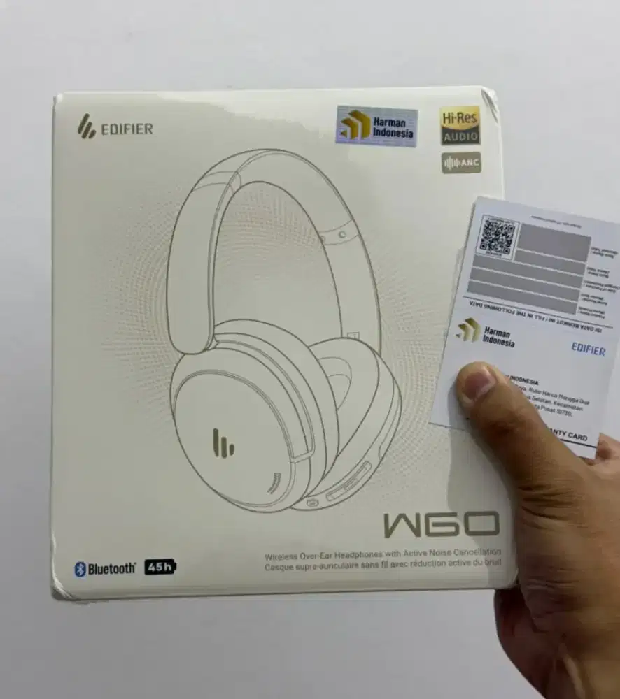 Edifier W60 Hi-Res Audio ANC (BARU & Segel)