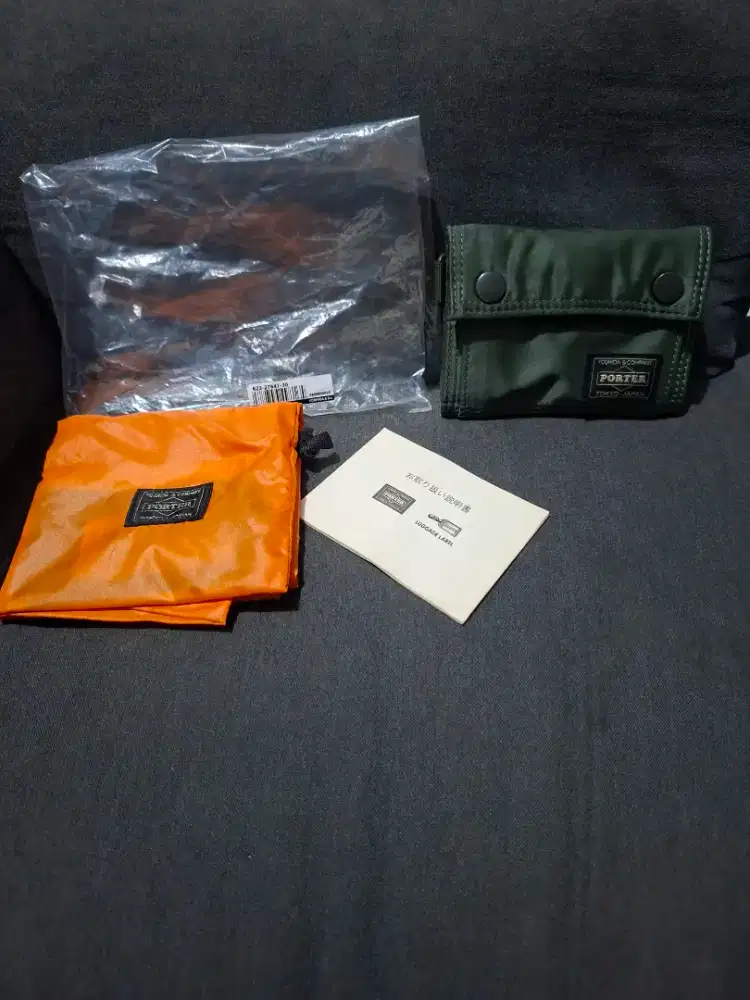 Porter Yoshida & Co Tanker Pocket Wallet (M) Sage Green Original