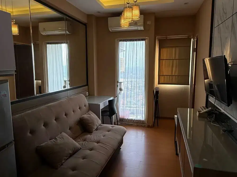 Disewakan Apartemen 2BR Puncak Dharmahusada Tower B LT21 Furnish Dekat Galaxy Mall Dan Pakuwon City Surabaya Barat