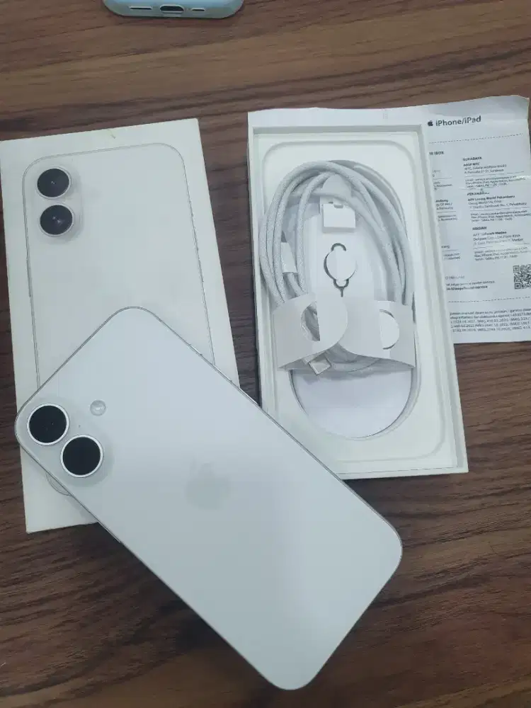 Iphone 16 128gb bh100% garasi mei 2027 resmi ibox