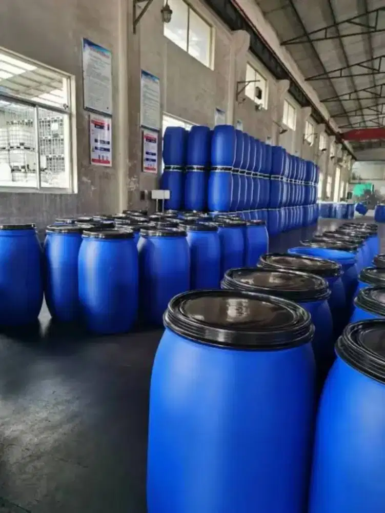 Drum plastik 200 liter tutup besar