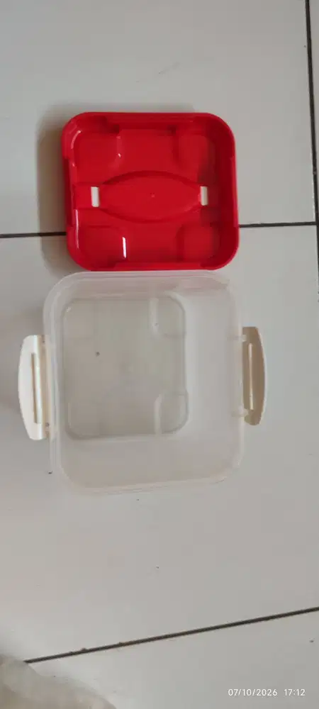 Wadah Penyimpanan dengan tutup 10 pcs