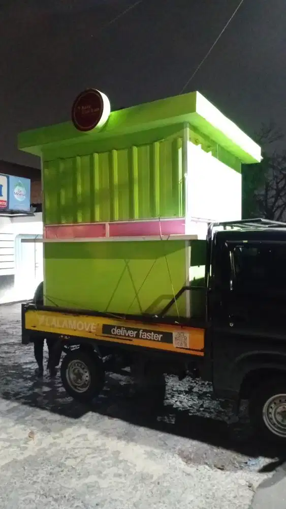 Booth kontainer Custom - Cocok Untuk Cafe, Street Food & Franchise