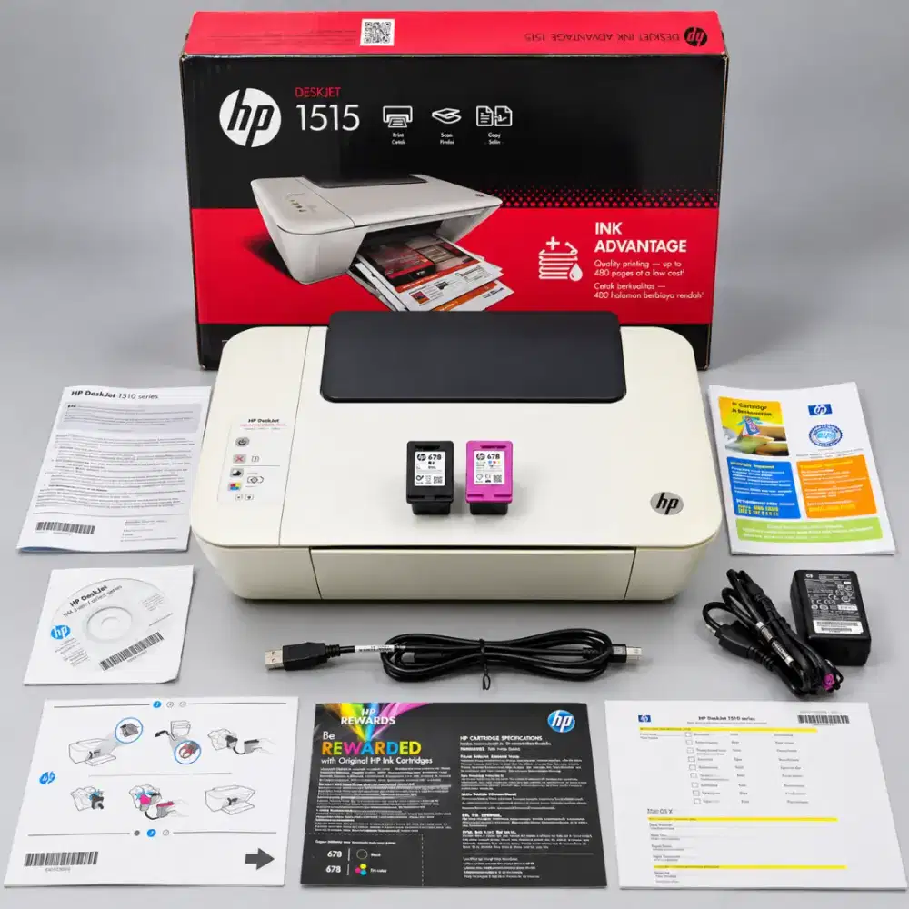 Printer HP deskjet 1515 all in one print scan copy