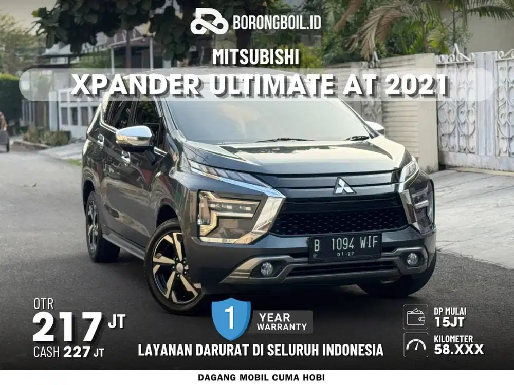 MITSUBISHI XPANDER ULTIMATE AT NIK 2021 PEMAKAIAN 2022