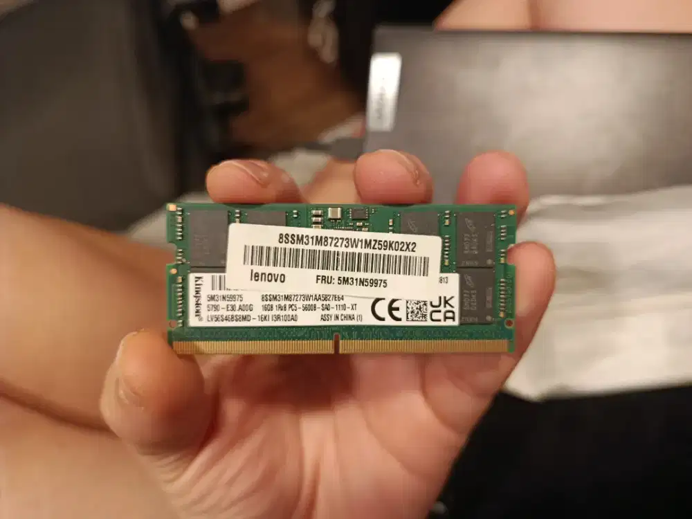 Dijual Murah RAM Laptop Kingston 16GB DDR5 5600MHz. Kondisi Istimewa!!