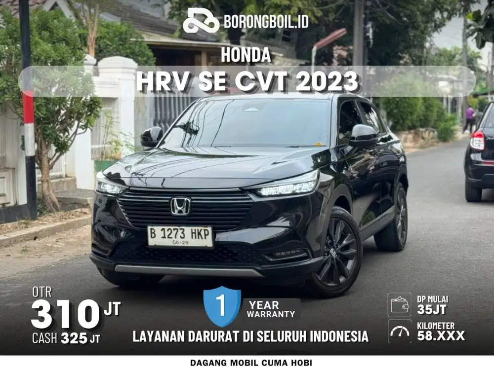 HONDA HR-V SE CVT 2023 CRYSTAL BLACK PEARL