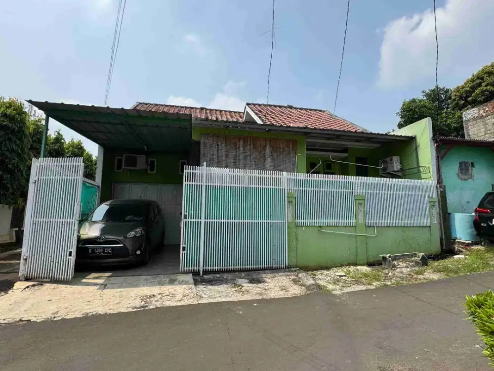 Dijual cpt rumah 1.25milyar nego tipis lt160m lb120m shm IMB kamar tdr 4+1 kamar mandi 3 raden Saleh depok