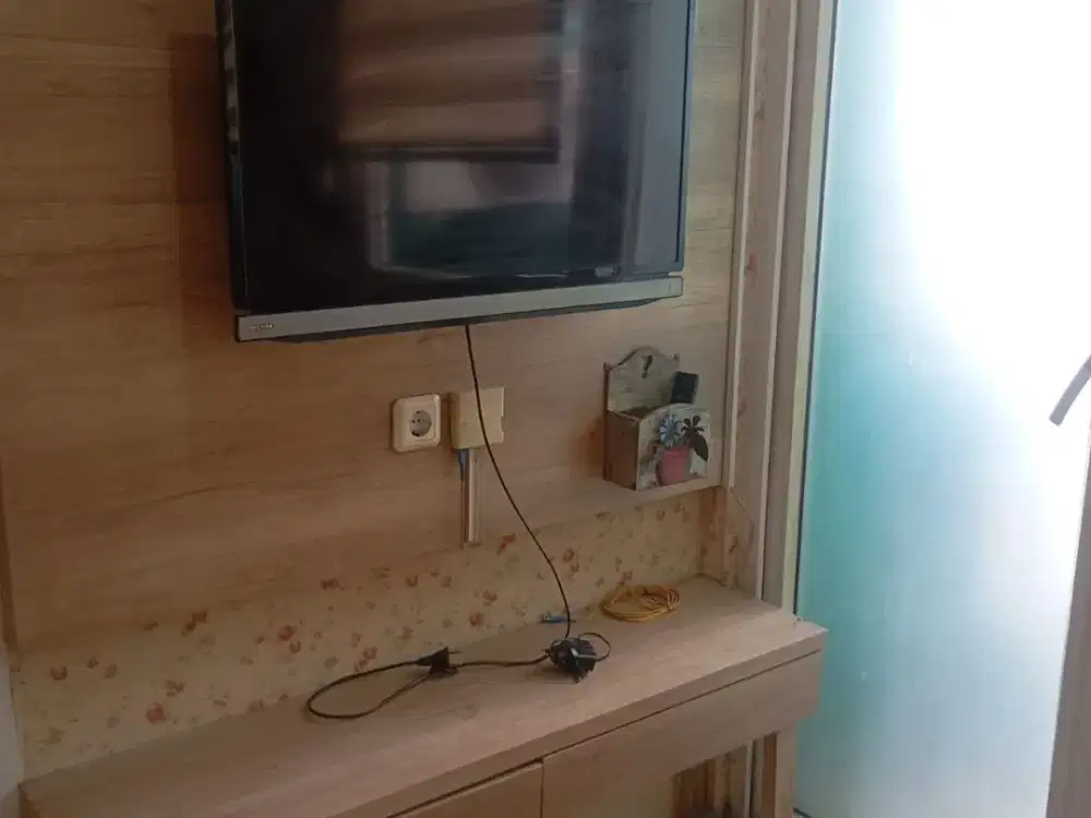 Green Pramuka 2 Kamar Tidur Furnish di Tower Orchid & Sudah Biaya Balik Nama