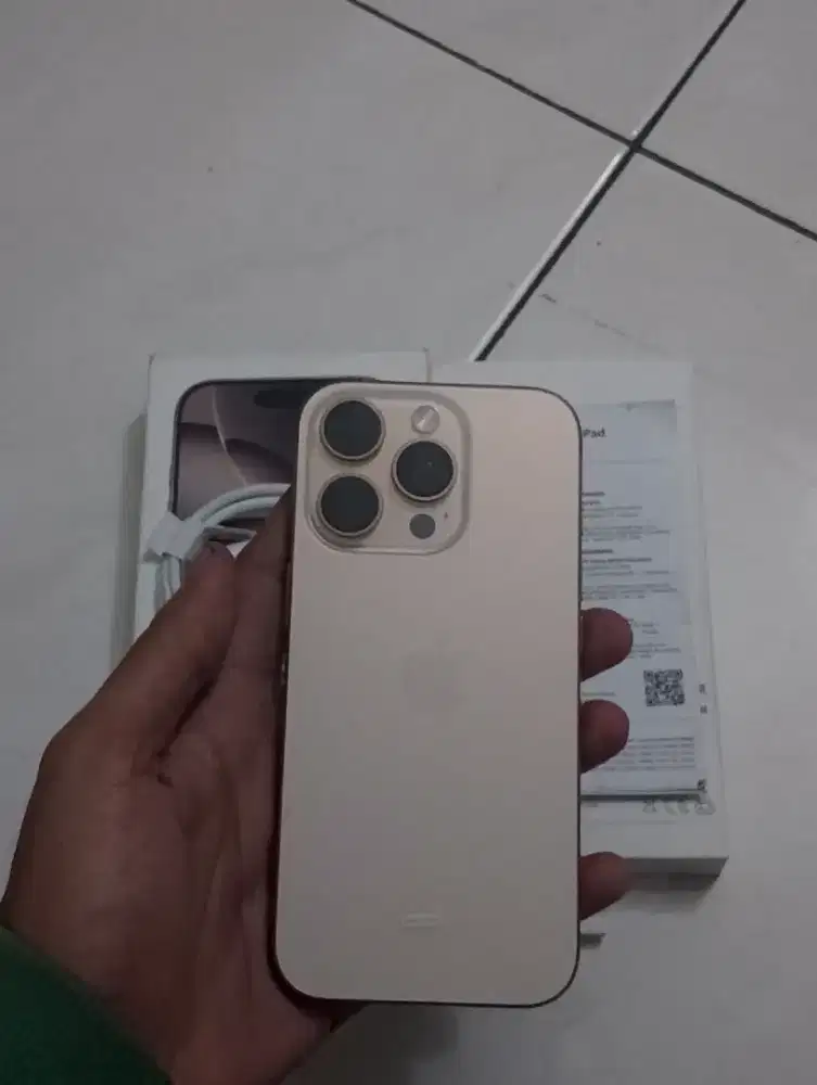 iphone 16 pro 128gb like new garansi resmi ibox