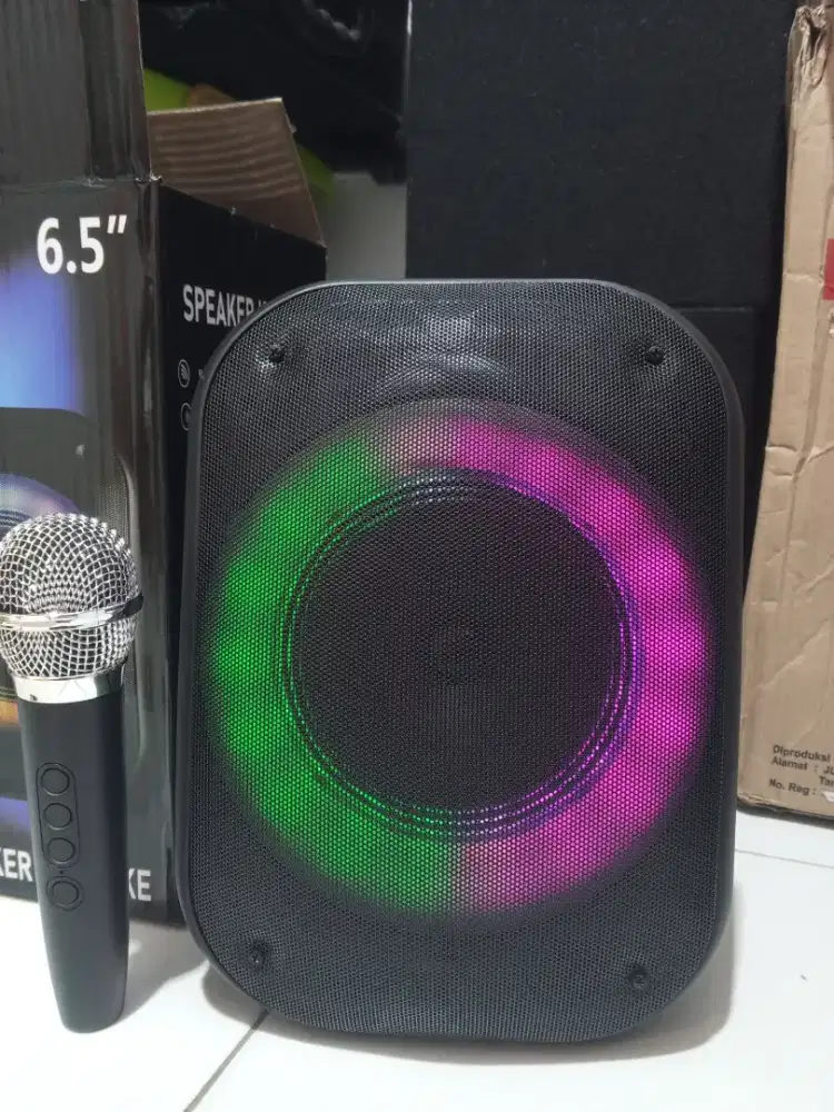 Speaker bluetooth karaoke 6,5 in ful bass