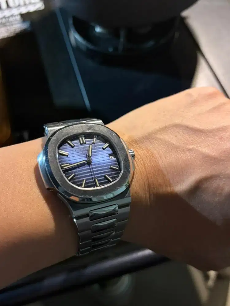 Jam Tangan Automatic Stainless Steel Dial Biru