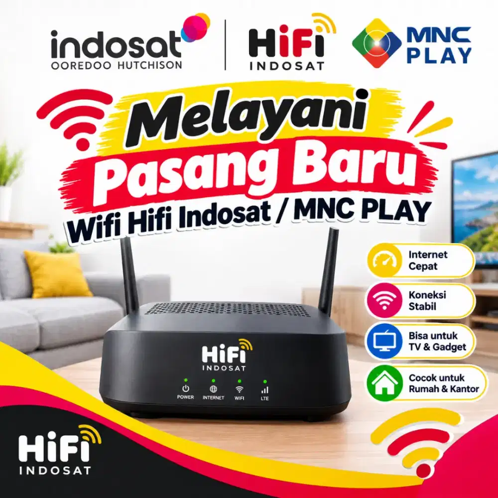 Info dan pendaftaran Wifi Hifi Indosat