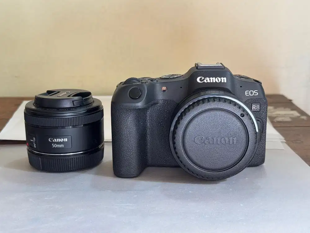 Canon R8 Fullframe adapter EF RF canon 50 mm f1.8