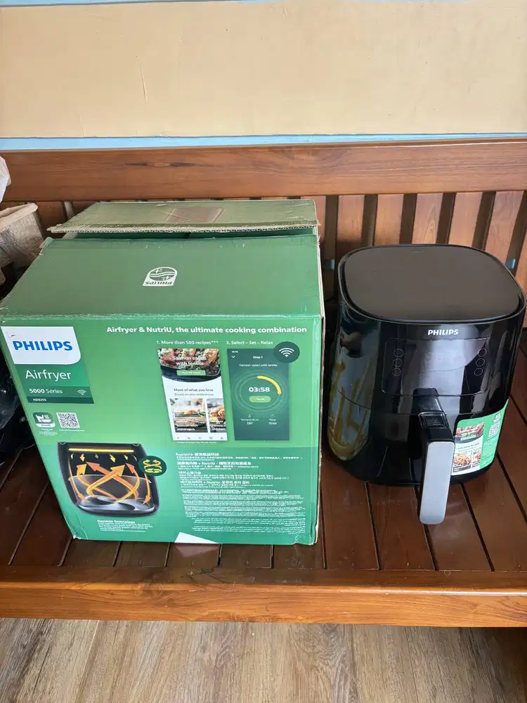 Philips Air Fryer Compact Connected Series 5000-HD9255(Connect Ke HP)