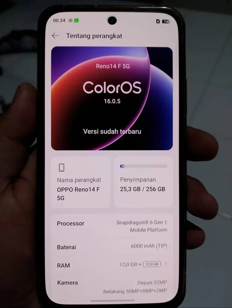 OPPO RENO 14 F 5G 12+12 256
