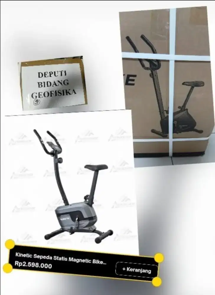 Jual KINETIC EXERCISE BIKE 8 RESITANCE LEVEL