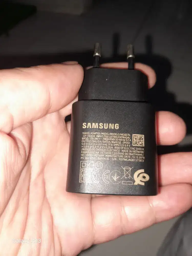 Kepala charger Samsung 25wat origil super fast charging