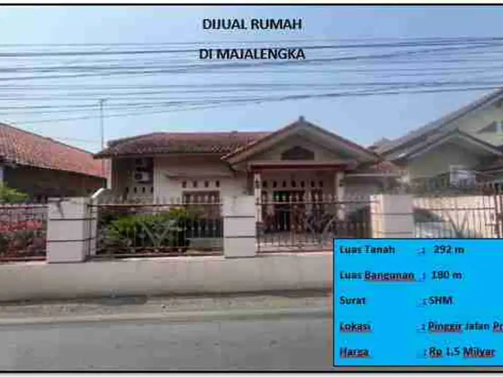 Rumah di jual majalengka
