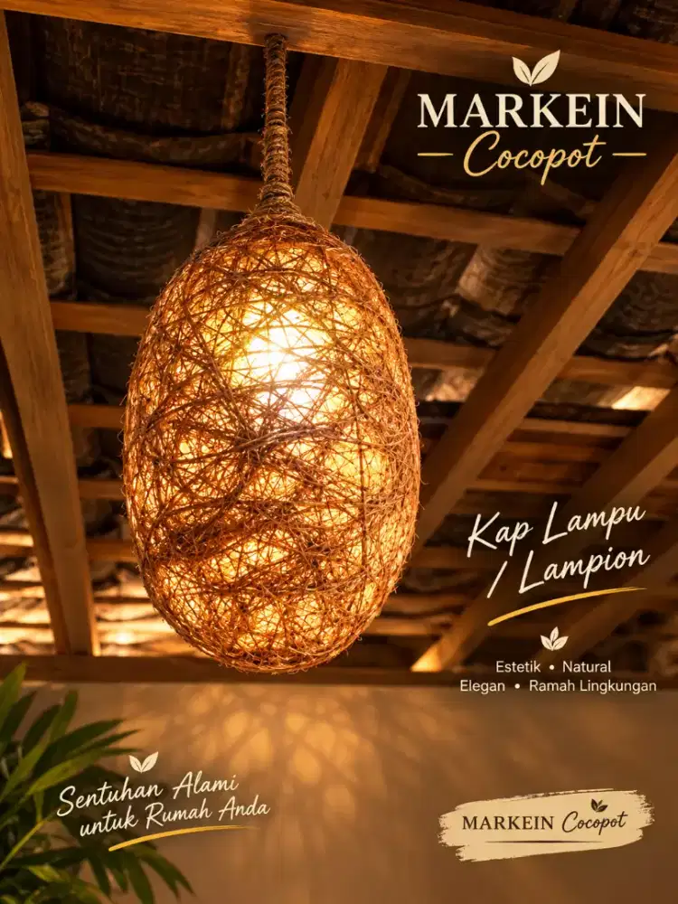 Lampshade aesthetic natural elegant klasik produsen kplmpu lampion