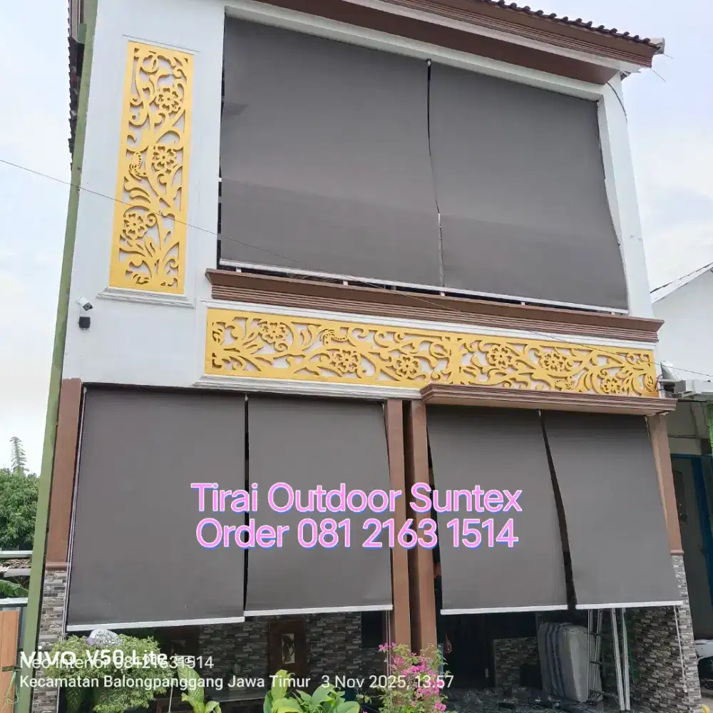 Tirai penahan hujan juga panas ultraviolet
