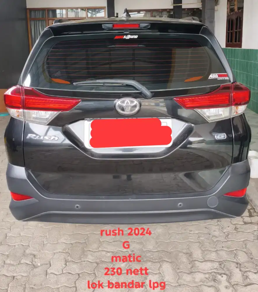 Jual rush type G matic 2024