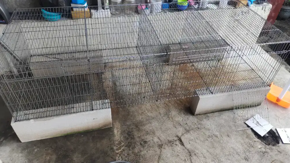 Kandang Hewan Ayam. Bebek, Kucing, Kelinci bisa 4 sekat